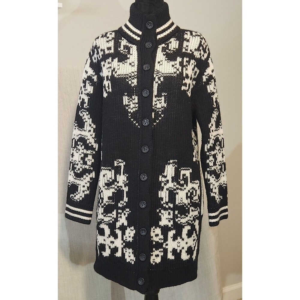 Red Valentino Wool ButtonUp Sweater Size XS Coat Cardigan Italy Luxury Designer